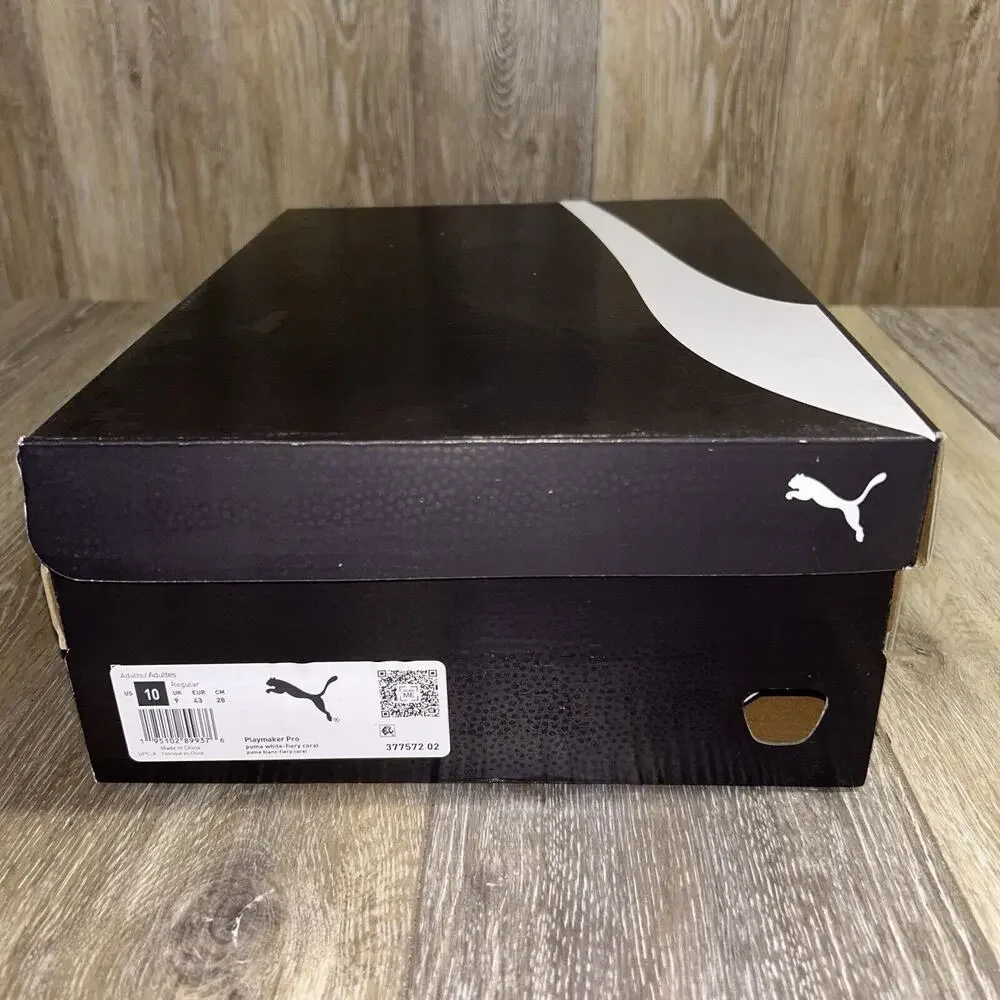 NEW Puma 37757202 Mens US Size 10 Playmaker Pro Basketball Sneakers Shoes White